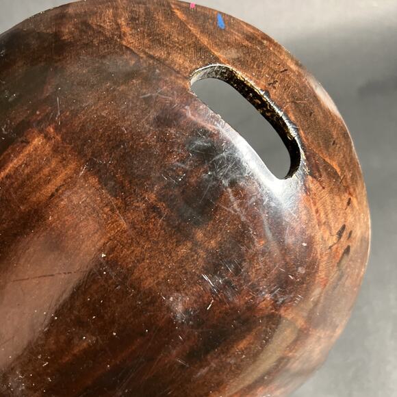 Vintage Mexican Batea Tray – Hand-Painted Wood Folk Art  Floral Serving Dish VTG - Picture 11 of 14